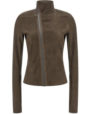 Rick Owens 'gary' Jacket - Brown