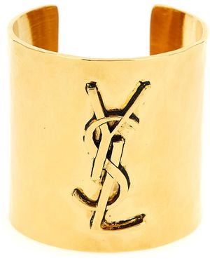 Saint Laurent 'cassandre' Bracelet - Yellow