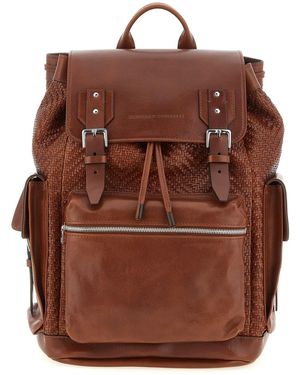 Brunello Cucinelli 'city' Backpack - Brown