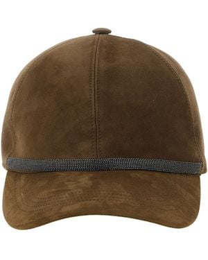 Brunello Cucinelli Kappe "Baseball" - Braun
