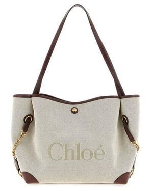 Chloé Borsa A Spalla 'Clover' - Metallizzato