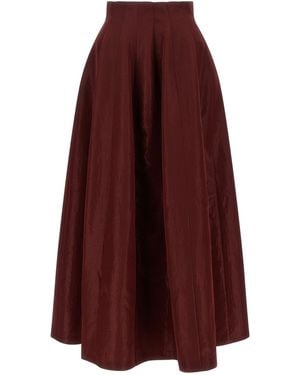 Alberta Ferretti Rock Mit Paneelen - Lila