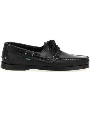 Paraboot 'barth' Boat Shoe - Black