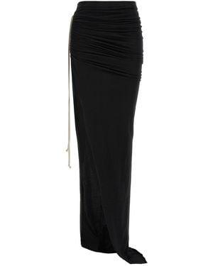 Rick Owens 'Soft Edfu' Skirt - Black
