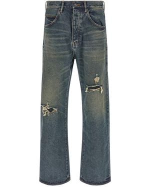 Purple 'p018 - 9 To 5' Jeans - Blue