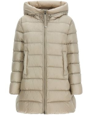 Moncler Suyen Parka Mit Boudin-Steppung - Natur