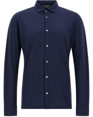 Zanone Icecotton Shirt - Blue