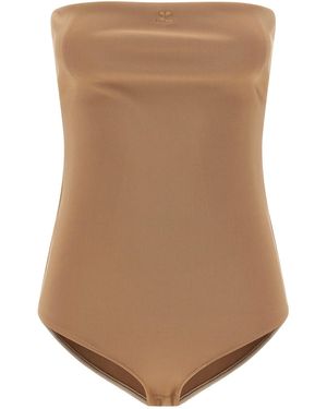 Courreges Lingerie Bustier Bodysuit - Brown