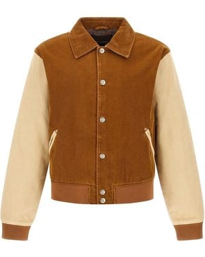 Wales Bonner 'homecoming' Bomber Jacket - Brown