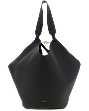 KHAITE Medium 'lotus' Shopping Bag - Black
