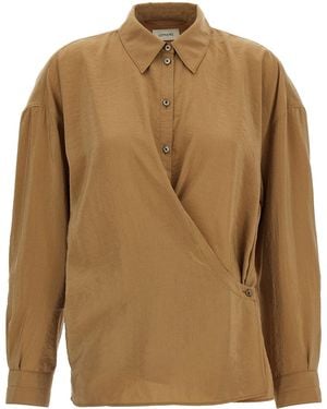 Lemaire 'twisted' Shirt - Brown