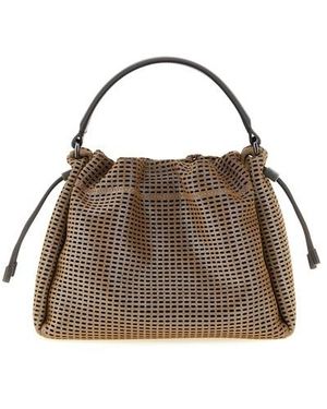 Brunello Cucinelli Borsa 'Bucket Mellow' Piccola - Marrone