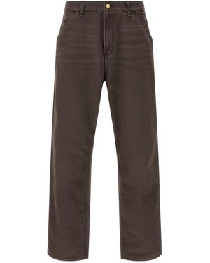 Carhartt 'single Knee' Trousers - Brown