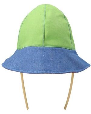 Sunnei Bucket hat denim multicolor - Verde