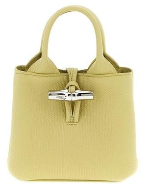 Longchamp Borsa A Mano 'Xs Le Roseau' - Giallo