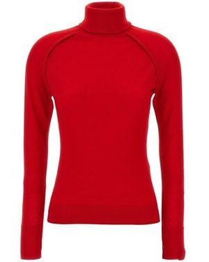 Victoria Beckham 'piping' Sweater - Red