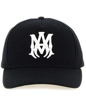 Amiri Cappello Ricamo 'Ma' - Nero
