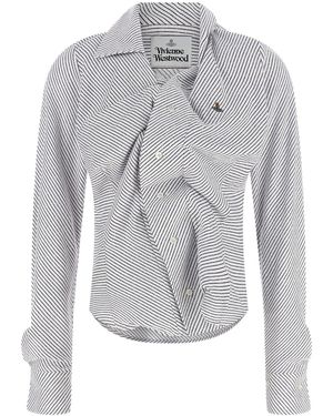 Vivienne Westwood 'drunken' Shirt - Grey