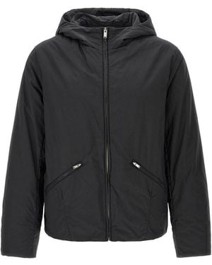 Undercover 'cindy Sherman' Print Hooded Jacket - Black