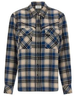 P.A.R.O.S.H. Camicia 'Cowboy' - Blu