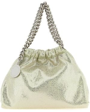 Stella McCartney 'Falabella Mini Drawstring' Handbag - Metallic
