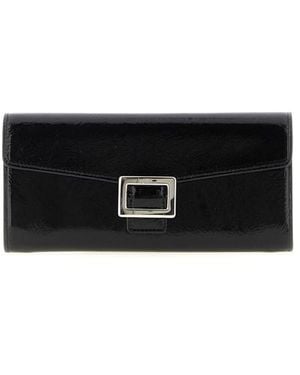 Roger Vivier Wallet On Chain 'Belle Vivier' - Nero