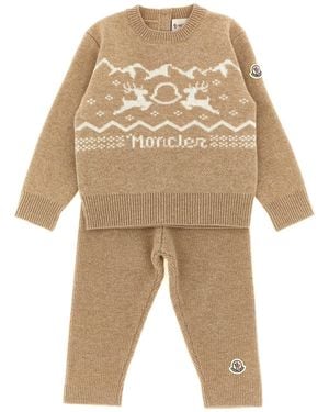 Moncler 'cervo' Jumper + Leggings Set - Natural
