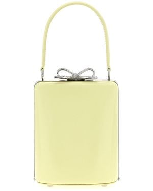 Self-Portrait Leather Bag' Handbag - Yellow