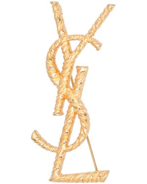 Saint Laurent 'Opyum Ysl' Pin - Metallic