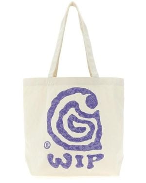 Carhartt 'canvas Graphic Tote' Shopping Bag - White