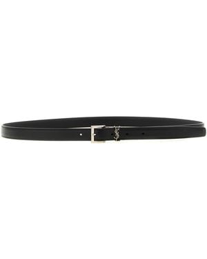 Saint Laurent Cassandre Gürtel - Schwarz