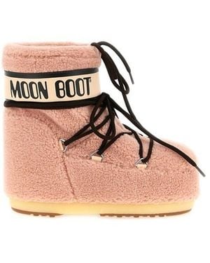 Moon Boot Stivaletti Icon Low Fleece - Marrone