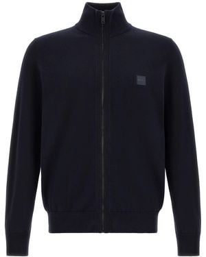 BOSS Cardigan "Kanozip_S" - Blau