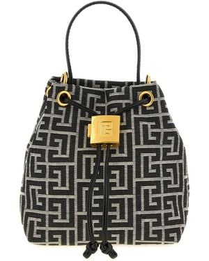 Balmain 'pulse' Mini Bucket Bag - Black