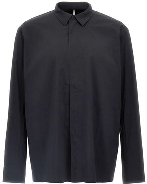 Veilance 'metry Ls' Shirt - Blue