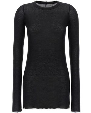 未使用品　rick owens rib ls t black sizeL 未使用品 rick owens rib ls t black sizeL