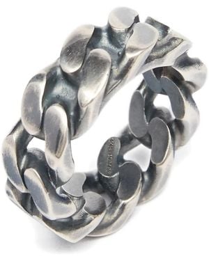 MM6 by Maison Margiela 'Anello Catena' Ring - Grey