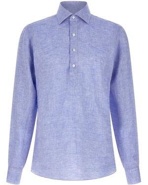 Borriello Linen Blouse - Blue