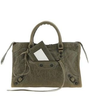 Balenciaga Borsa A Mano 'Le City S' - Verde
