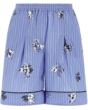 Le twins Shorts "Mezzodì" - Blau