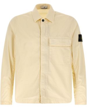 Stone Island '1200013' Overshirt - Natural