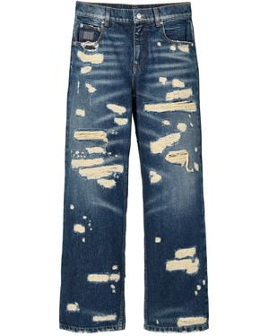Marc Jacobs 'The Rip And Repair Straight Jean' Jeans - Blue