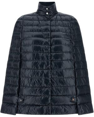 Herno Cape Down Jacket - Blue