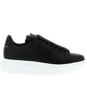 McQueen Trainers With Oversized Sole - Black