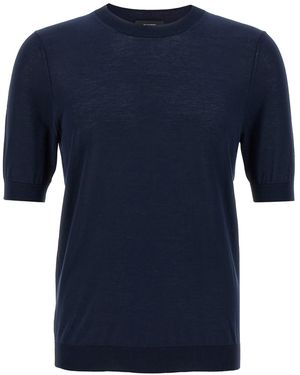 Ballantyne Pullover "R Neck" - Blau