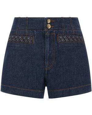 Zimmermann 'aster' Shorts - Blue