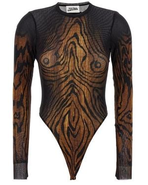 Jean Paul Gaultier 'the Wood' Bodysuit - Multicolor