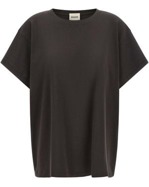 KHAITE 'winsley' T-shirt - Black