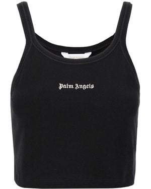 Palm Angels Top 'Classic Logo' - Black
