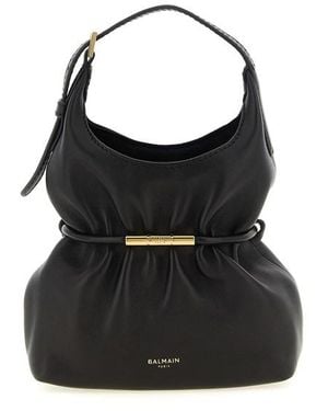 Balmain Borsa A Mano 'Sphynx Mini' - Nero